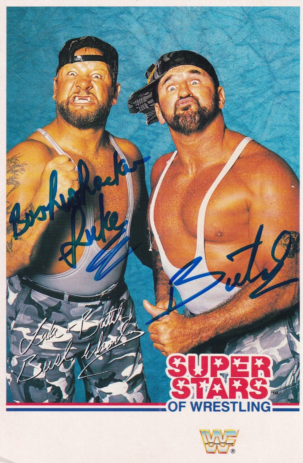 WWE クラシックスーパースターズ　アブドーラ・ザ・ブッチャー　本人サイン入り アブドーラ・ザ・ブッチャー 直筆サイン入り ポートレート(A-8
