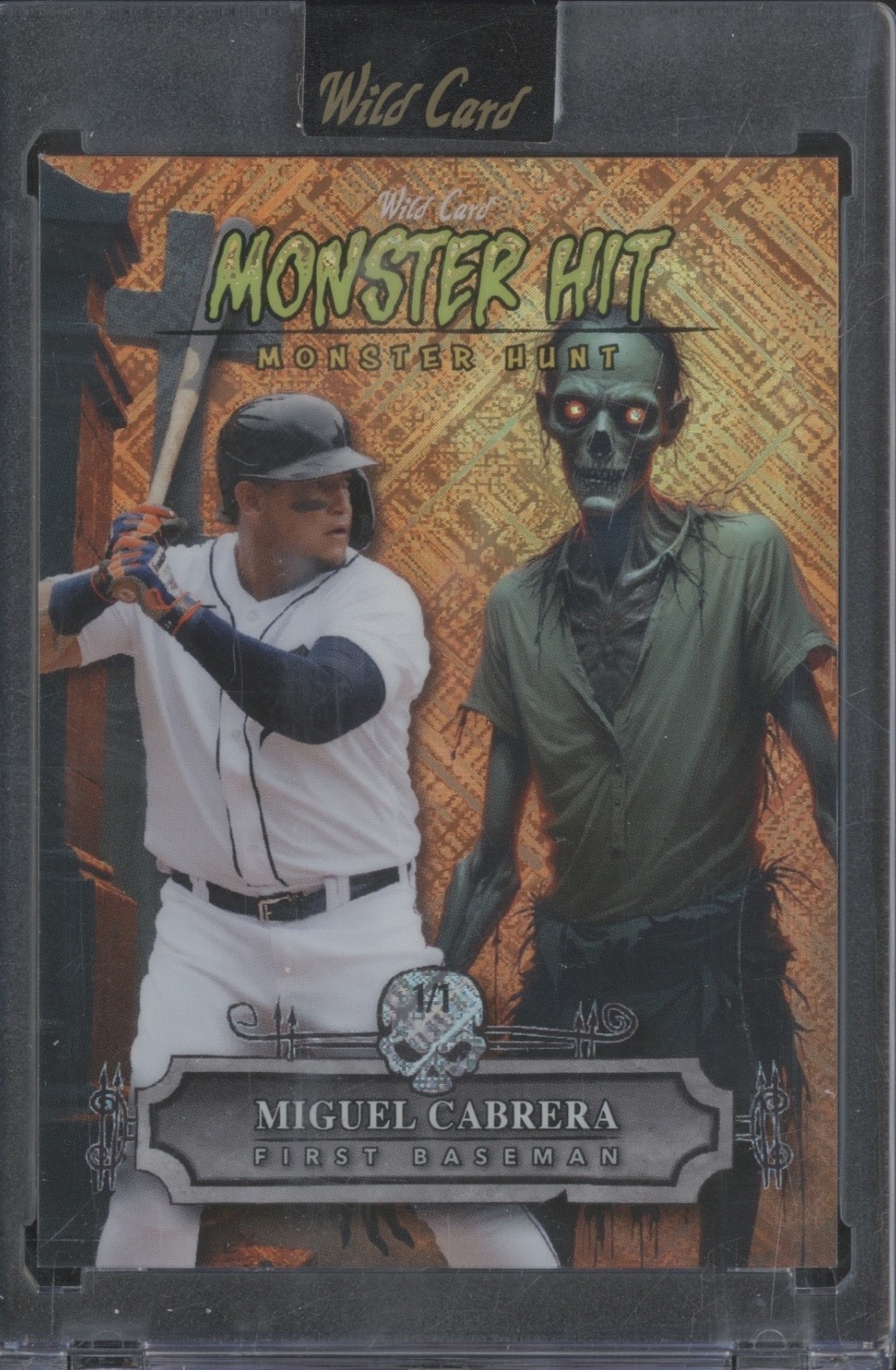 2025 Wild Card Hunt Monster Hit Orange Miguel Cabrera 1/1