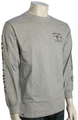 

Футболка Salty Crew Bruce LS — Athletic Heather — новинка, Grey