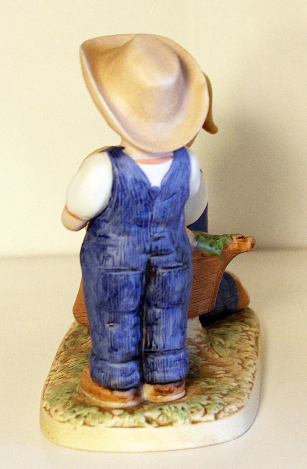 Vintage Homco Denim Days Figure #1512 THE MELON PATCH w/Tag Home Interiors 1985