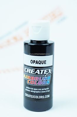 Createx Airbrush Colors 5211 Opaque Black 4oz. water-based paint 