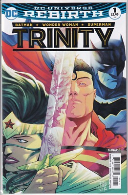 Trinity #1 Rebirth (DC Comics August 2017) New!