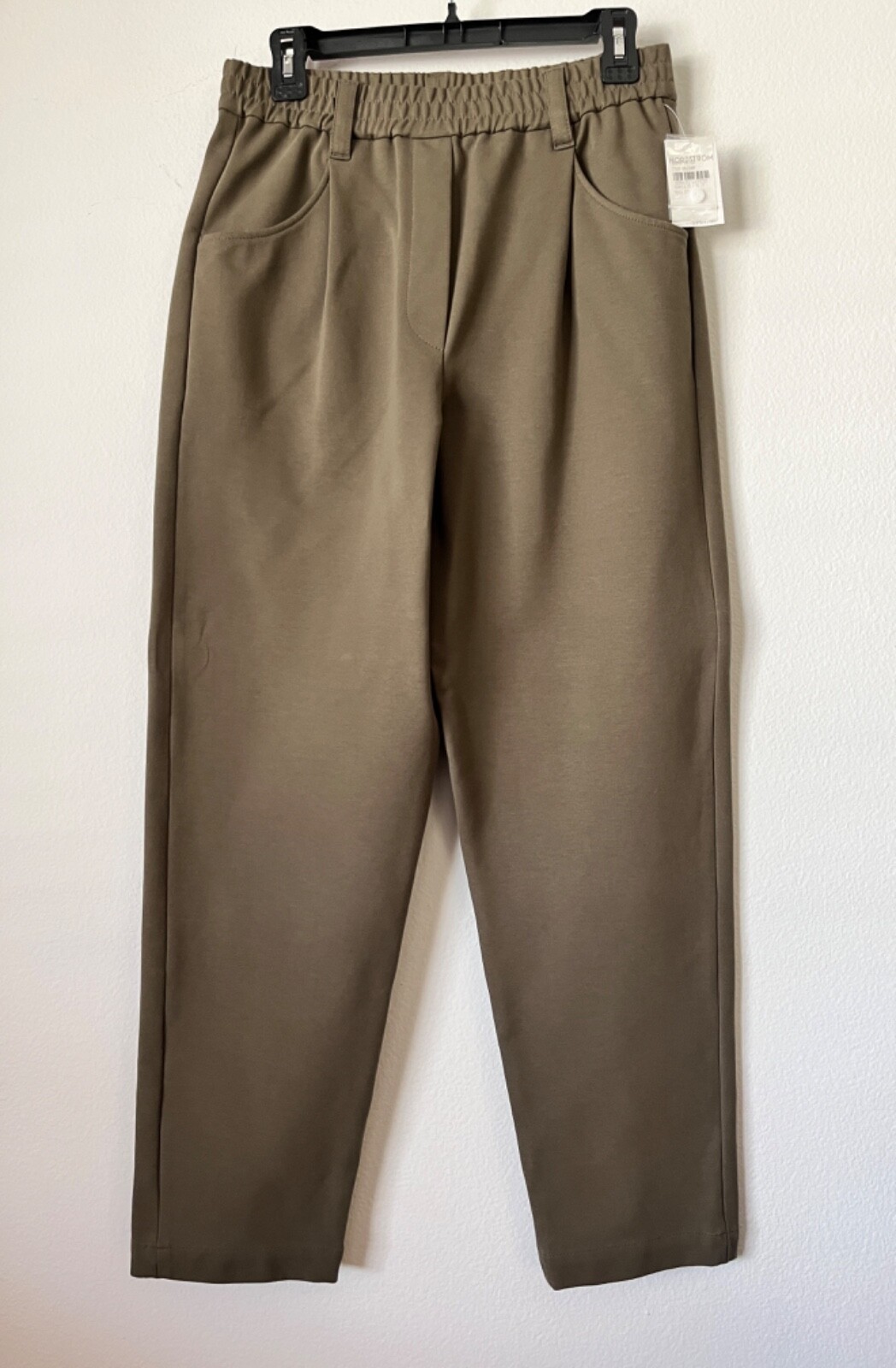 贅沢サマー【Brunero Cucinelli】ピンストライププリーツパンツ BRUNELLO CUCINELLI Cigarette Trousers With Leather Belt