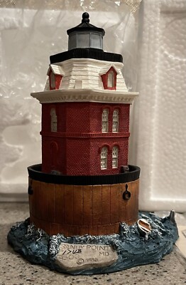  Sandy Point Shoal Lighthouse MD, Harbor Lights #167, Beautiful 1995, Nu. #1748