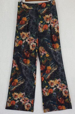 Anthropologie Simone by Eva Franco Pants Multicolor Floral Size Small Trouser
