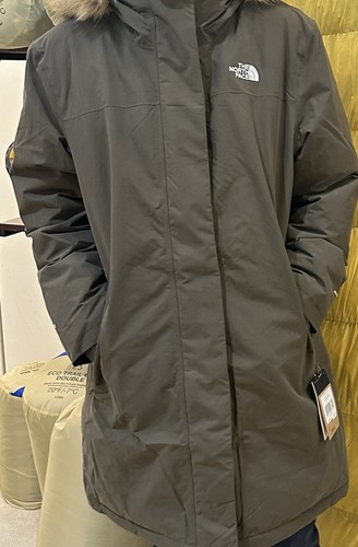 Pre-owned The North Face North Face Women Parka Taupe Green 3xl