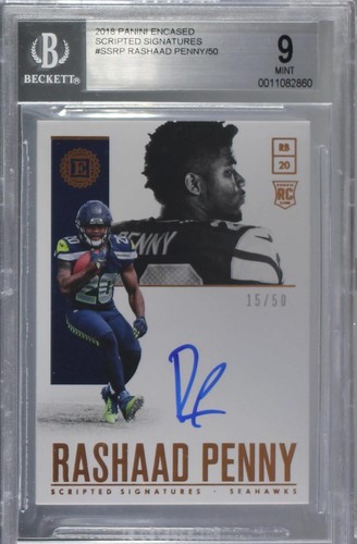 2018 Panini Encased Rashaad Penny #SS-RP