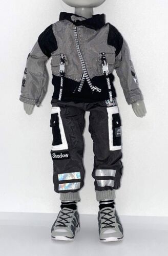 Rainbow High Shadow Series Ash Silverstone Boy Doll 1st Outfit Jacket Pant Shoes