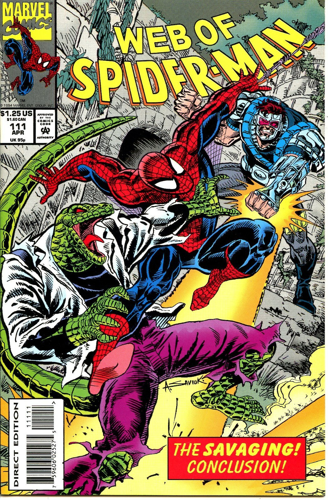 Web of Spider-Man #111 (Marvel Comics, 1994) - CS5544 | eBay