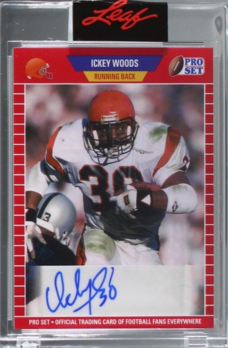 2021 Leaf Pro Set Sports Ickey Woods #PSA-IW1