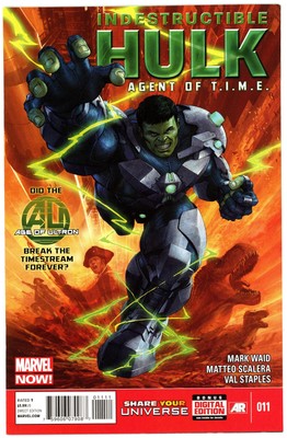 Indestructible Hulk (2013) #11 NM- Age of Ultron Follow-Up