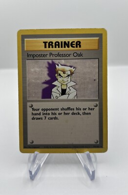 Pokémon TCG - Imposter Professor Oak 73/102 Rare Base Set Unlimited