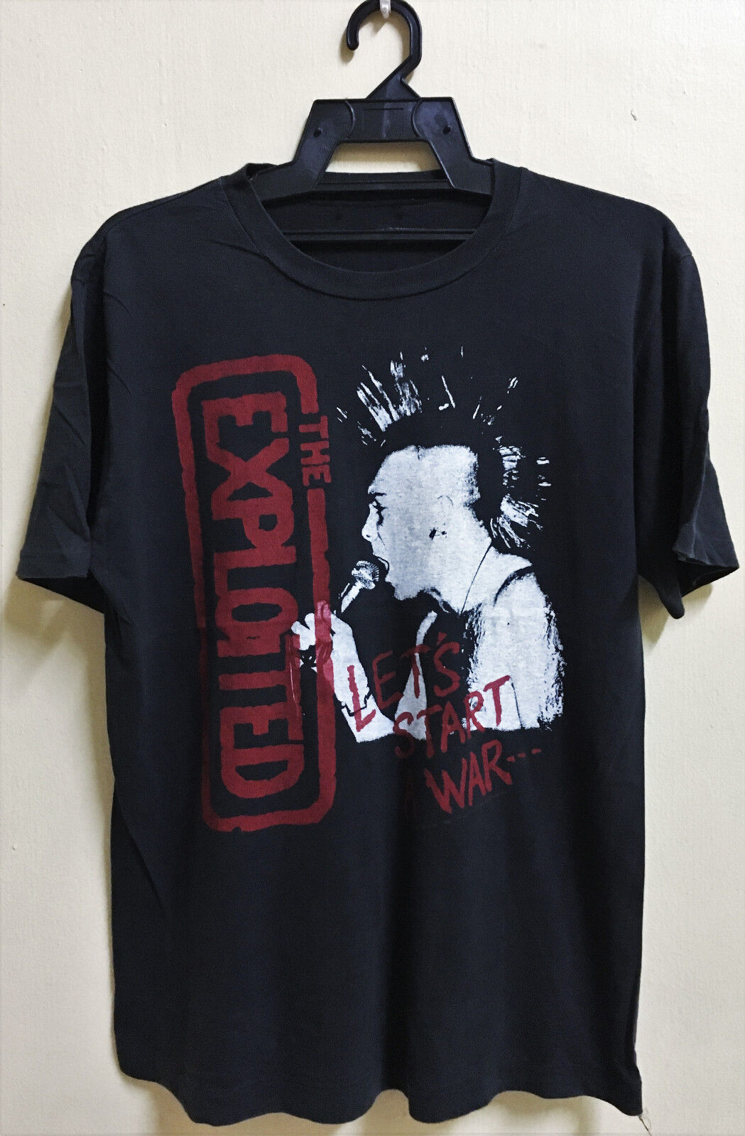 VINTAGE 80s 1983 THE EXPLOITED PUNK ROCK HARDCORE TOUR VINTAGE 80s 1983 THE EXPLOITED PUNK ROCK HARDCORE TOUR