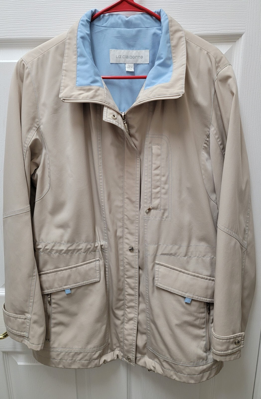 ANNE KLEIN - Liz Claiborne ベージュ テーラードジャケット Vintage Liz Claiborne Skirt Set, Circa 1970s/80s