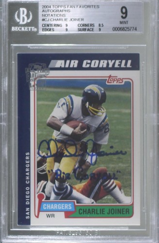 2004 Topps All-Time Fan Favorites Charlie Joiner #CJ