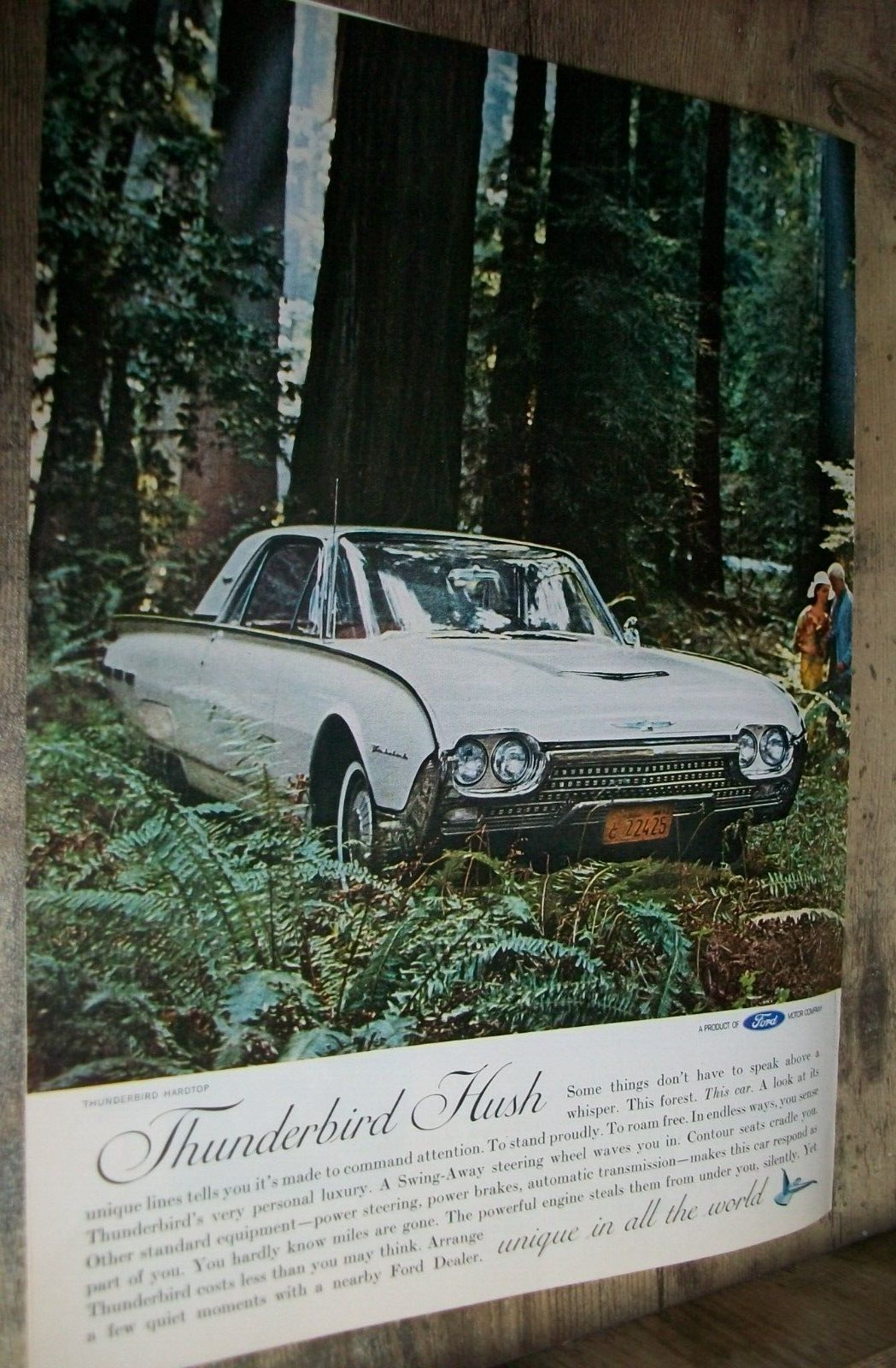 1962 62 Ford Thunderbird T-Bird mid-size mag car ad