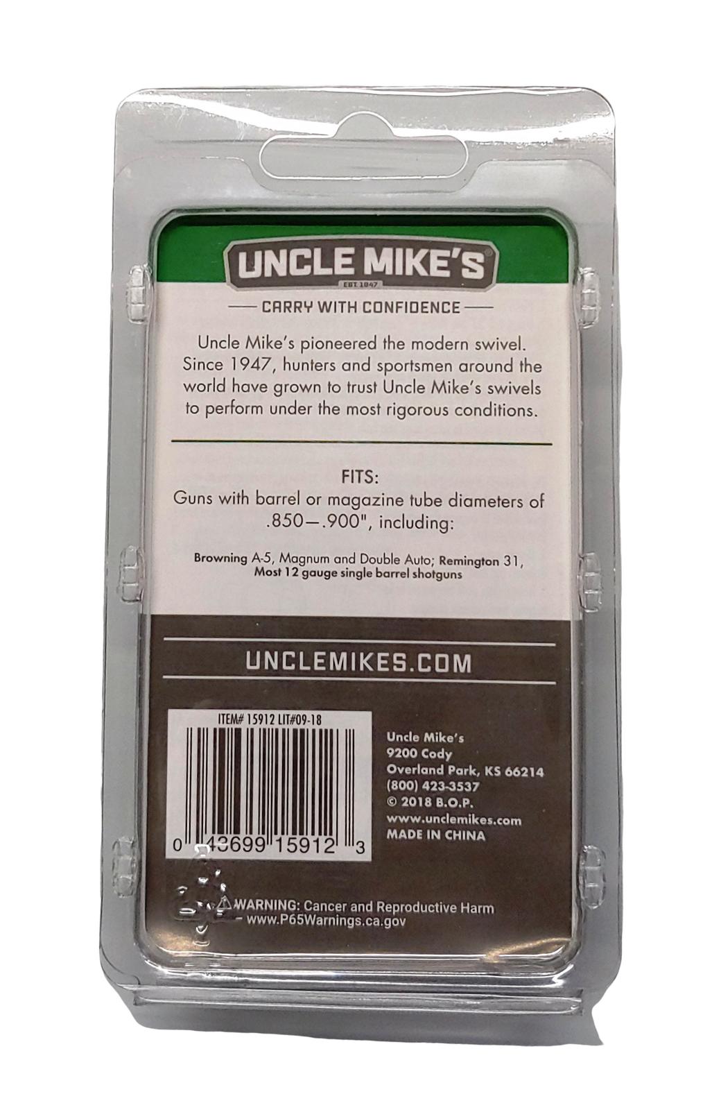 Uncle Mikes Quick Detach Magnum Band 12 Ga Shotgun Sling 1" Swivels
