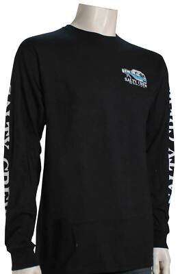 

Футболка Salty Crew Message Premium LS — черная — новинка, Черный