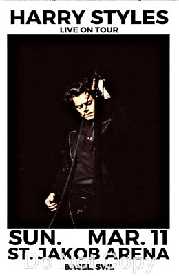 Harry Styles Poster Show Concert Tour, 12''x18''  Band
