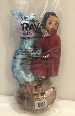 NEW SEALED Disney Raya and the Last Dragon Plush Toys Raya Tuk Tuk Sisu Set of 3