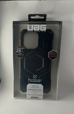 UAG - Monarch Pro Series Case with Magsafe for iPhone 14 Pro Max - Mallard Blue