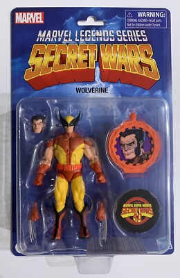 Marvel Legends Retro Secret Wars Wolverine 6  Action Figure Wave 1 New In Hand