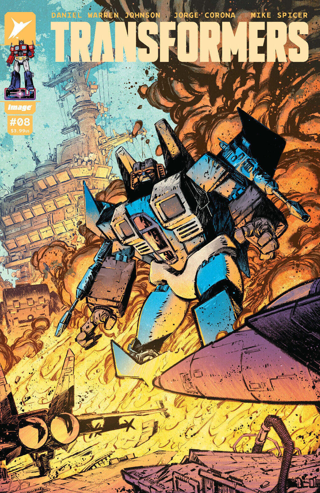 TRANSFORMERS #8 (JORGE CORONA VARIANT) COMIC ~ IMAGE COMICS SKYBOUND TRANSFORMERS #8 (JORGE CORONA VARIANT) COMIC ~ IMAGE COMICS SKYBOUND