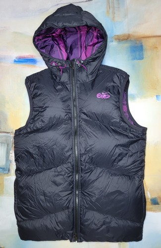 Nike 6.0 Goose Down puffer Vest hoodie black Men's S RUNS