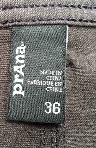 Prana Mens Black Nylon Shorts, Size 36, Great Condition