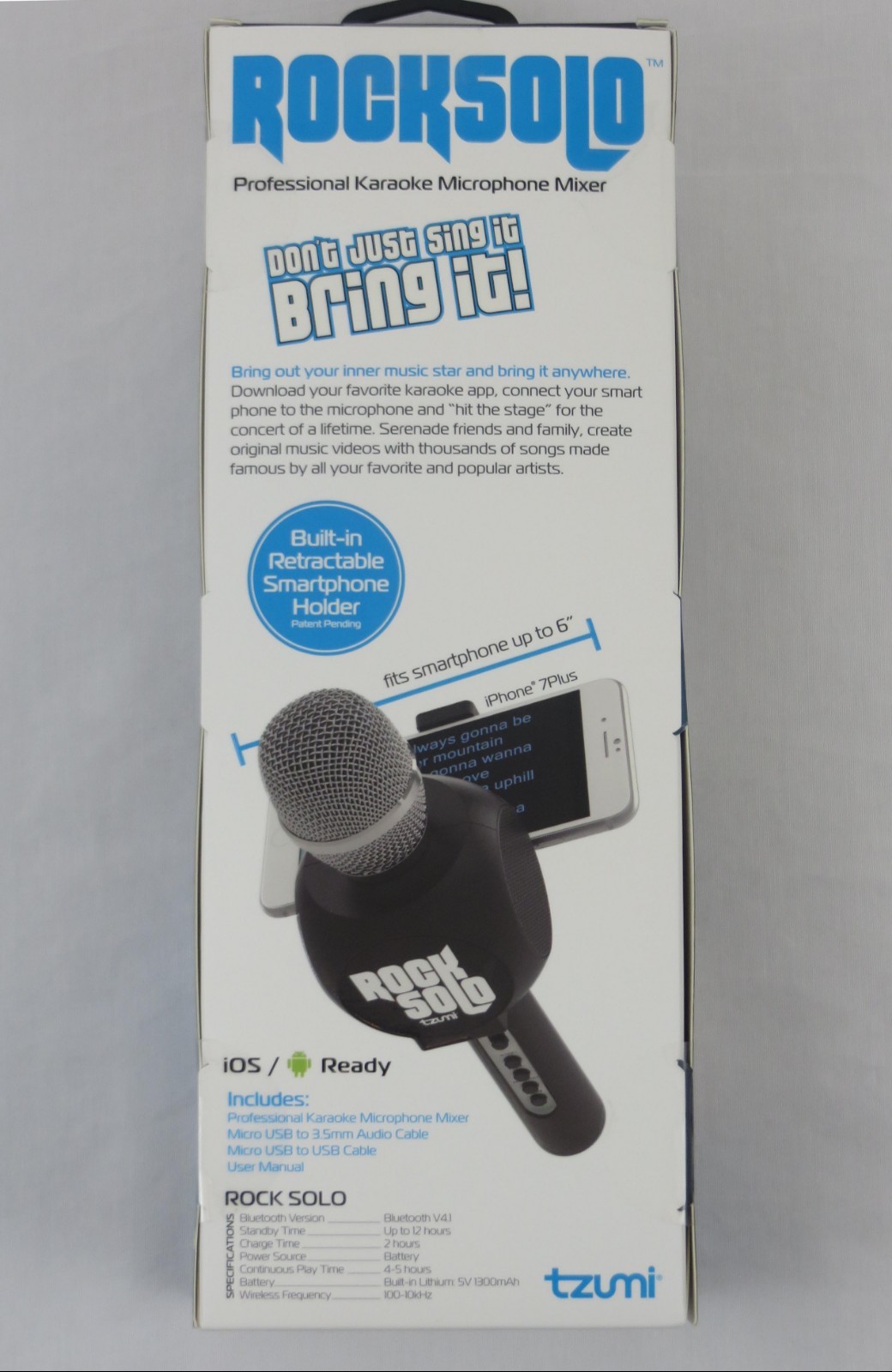 Rock Solo Bluetooth Karaoke Microphone