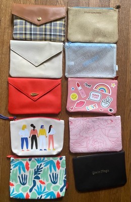 IPSY lot of 10 Makeup bags NEW