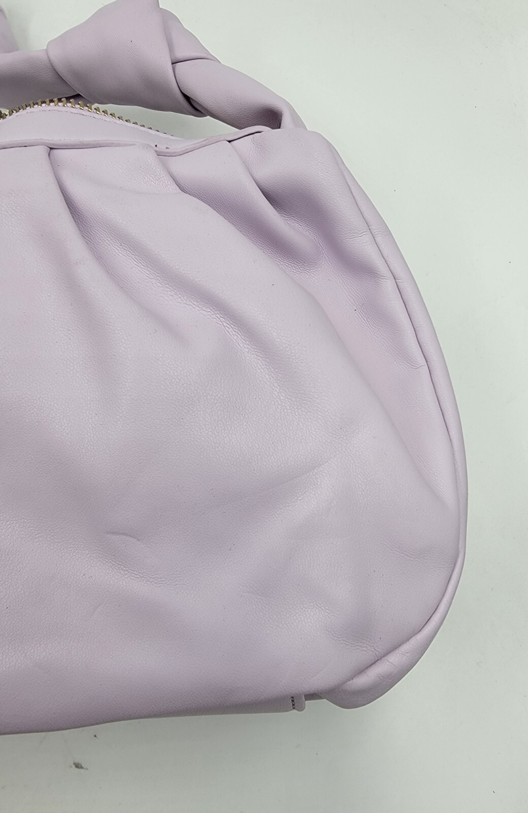 Like Dreams Top Handle Bag Women's Lilac Solid Inner Pockets Zip Closure - Picture 11 of 13