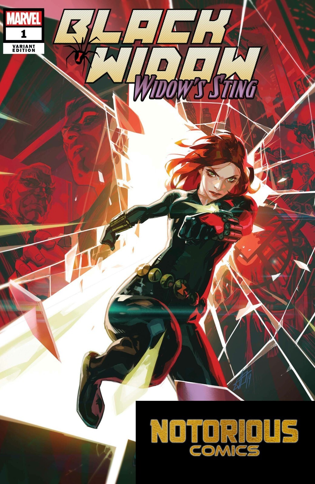 Black Widow Widow's Sting #1 Variant Marvel Comics 1st Print