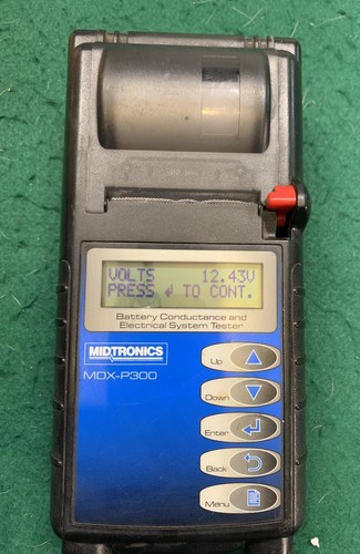 Midtronics MDX-P300 12V Battery & Charging System Tester USED IN GREAT CONDITION