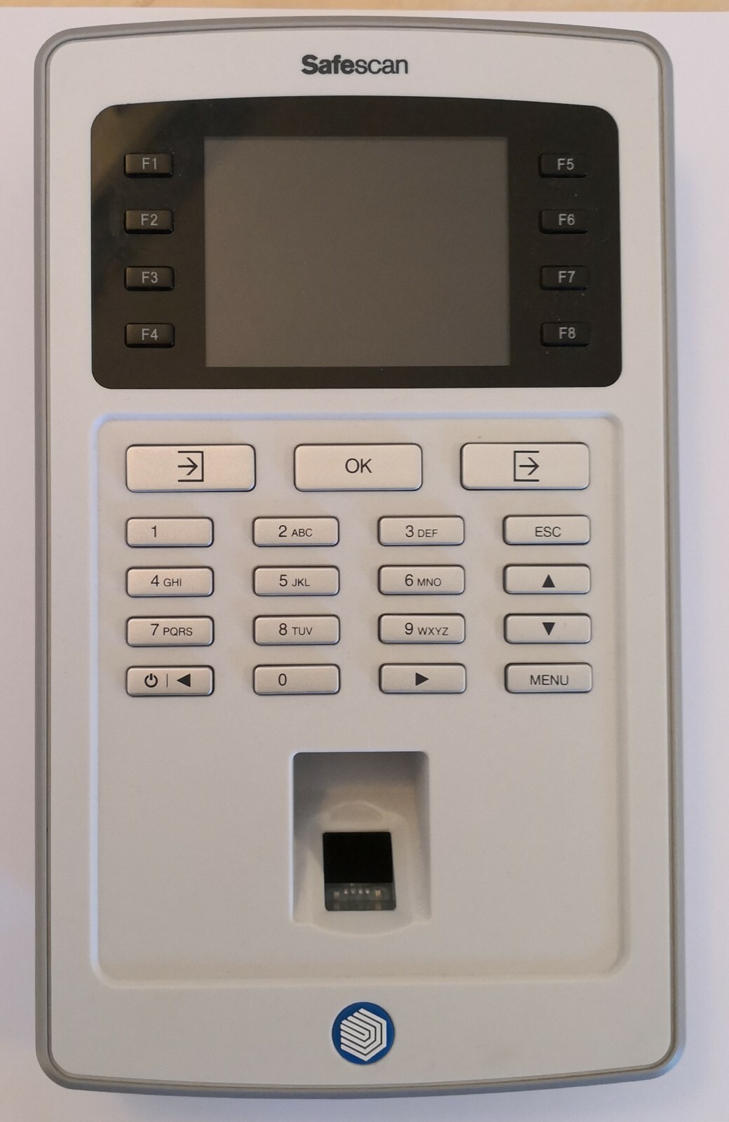 Safescan TA 8025 Zeiterfassung mit wlan Fingerprint mit Netzwerkanschluss