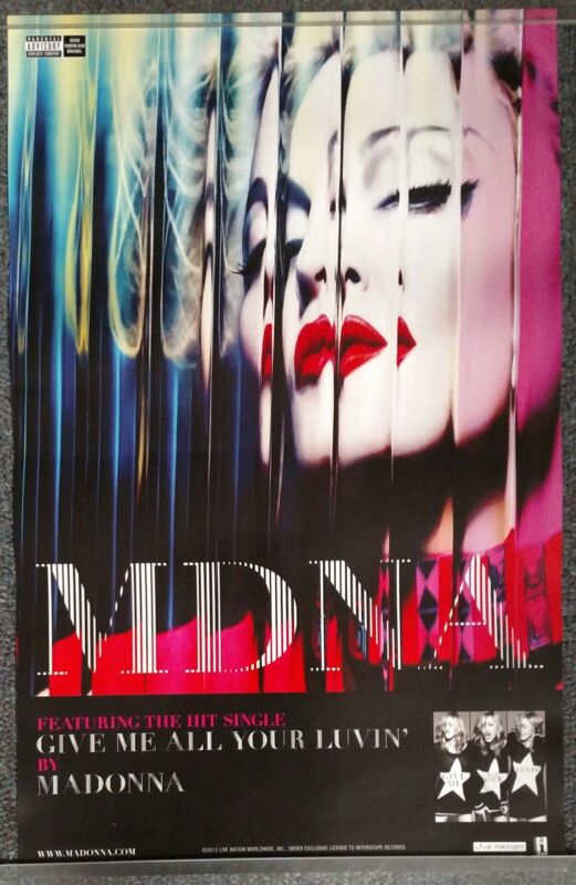 Madonna MDNA 2012 PROMO POSTER