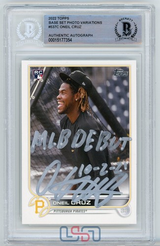 Oneil Cruz Pirates Signed 
