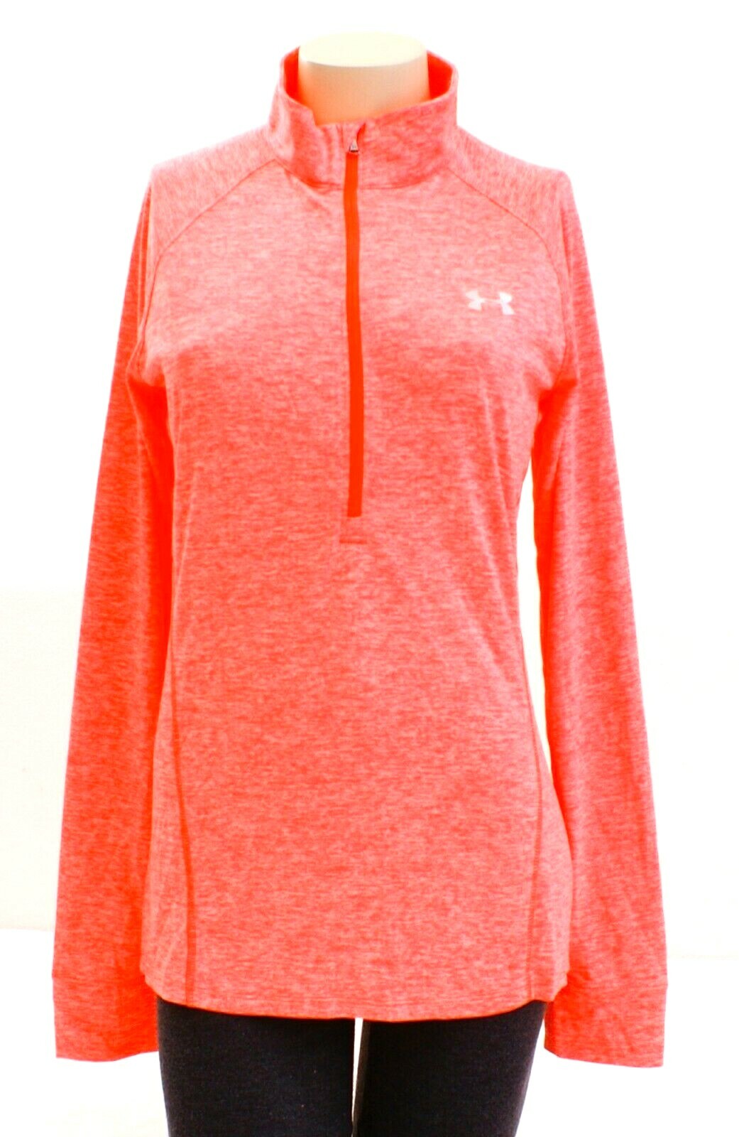 アンダー アーマー Under Armour Tech 1u002F4 ジップ Twist レディース シャツ トップス レーサー Red/White Under Armour Women's UA Tech Twist 1/2 Zip Top - Walmart.com