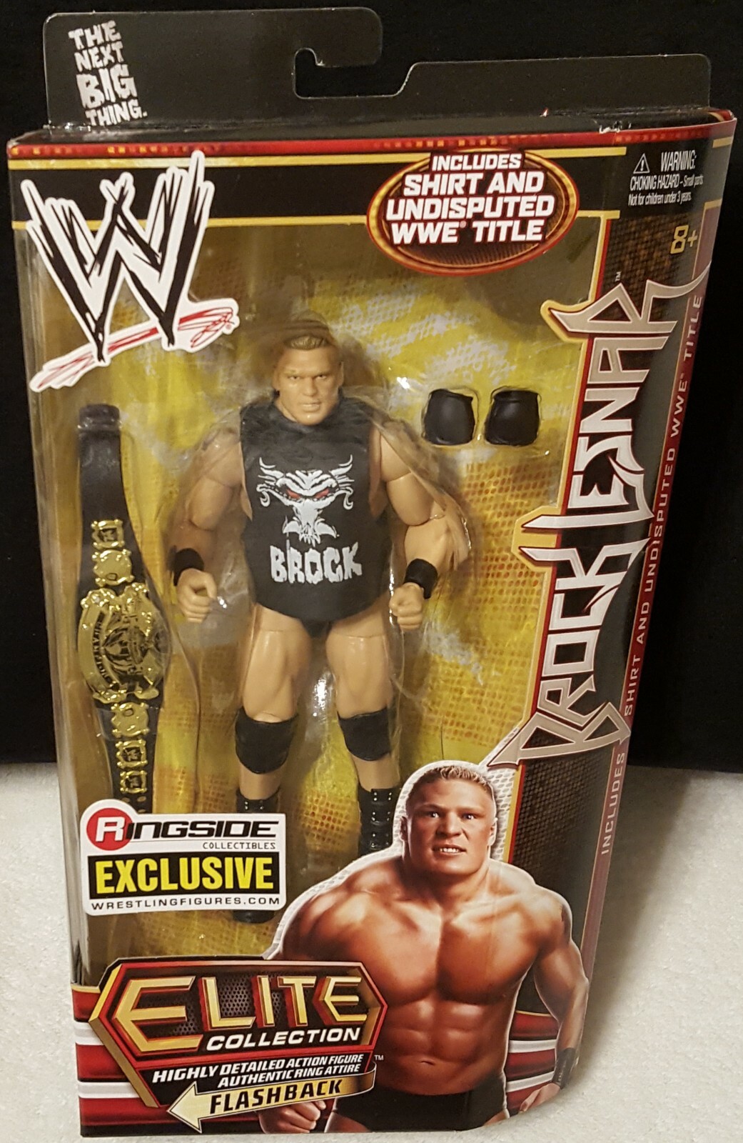 WWE Brock Lesnar Flashback Elite Series Ringside Exclusive