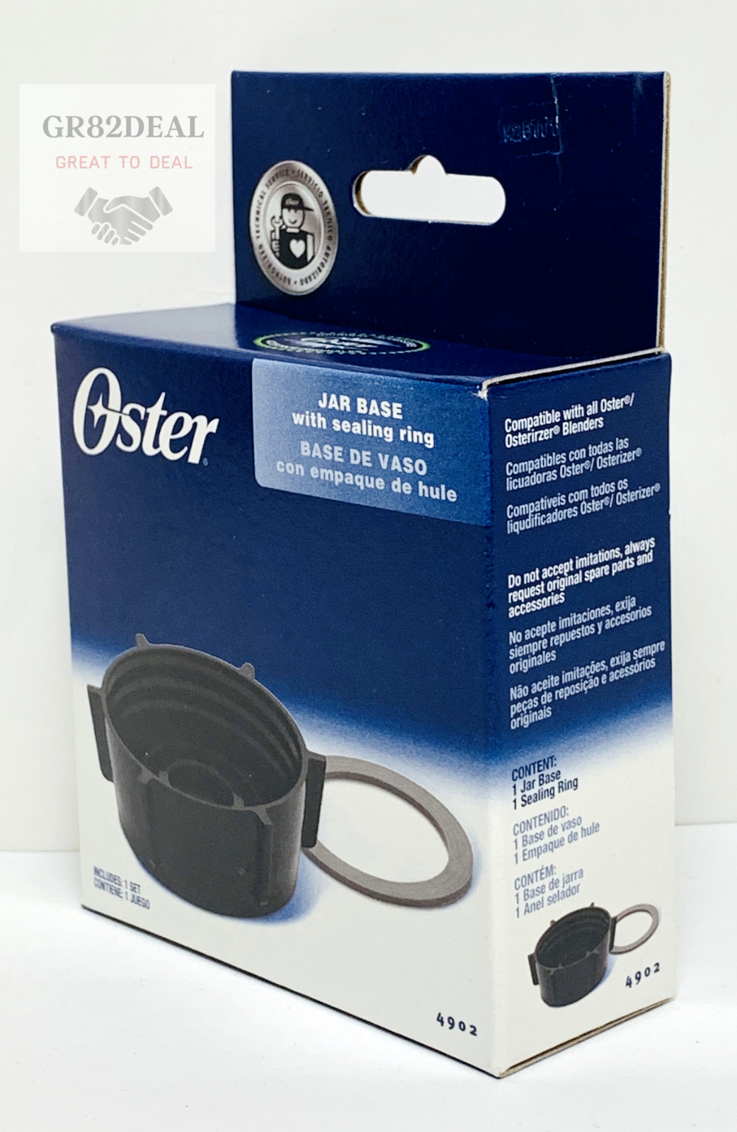 Genuine Oster 4902 Blender Jar Base With Sealing Ring Genuine Original Parts 
