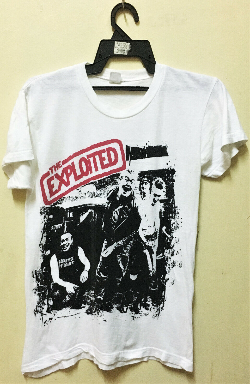 VINTAGE 80s 1984 THE EXPLOITED PUNK ROCK HARDCORE TOUR CONCERT PROMO T-SHIRT GBH VINTAGE 80s 1984 THE EXPLOITED PUNK ROCK HARDCORE TOUR CONCERT PROMO T-SHIRT GBH