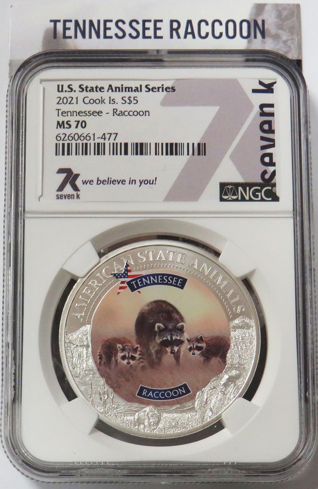 2021 クック諸島 5ドル 金貨 NGC アメリカ アニマル キベリタテハ 2021