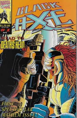 BLACK AXE #1 MARVEL COMICS 1993 BAGGED AND BOARDED