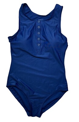 Baleaf Women s Size 38 Blue One Piece Bathing Suit UPF 50+ NWT
