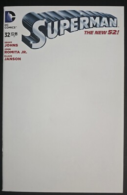 Superman #32 Blank Variant (2014 DC Comics)