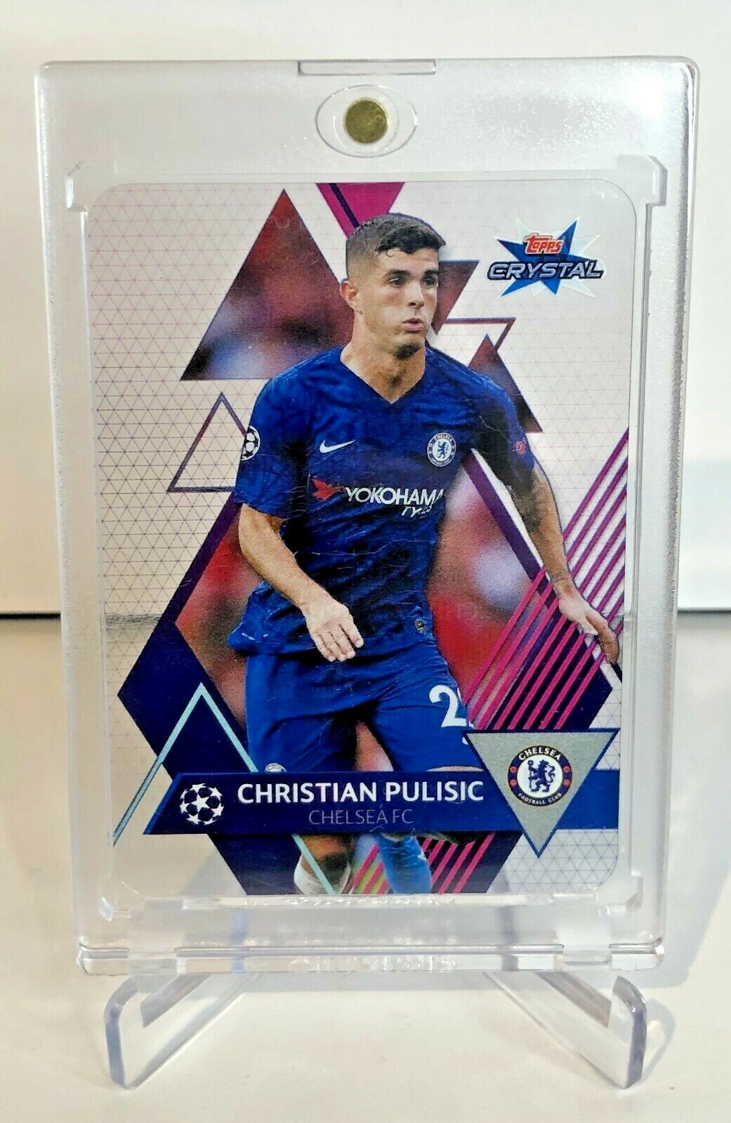 世界6枚！PULISIC プリシッチ MEMORABILIA パッチカード 2020 Christian Pulisic Topps Crystal Chelsea Soccer Card