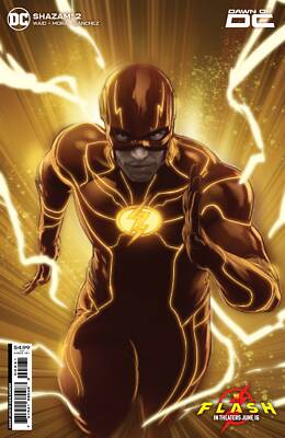 SHAZAM #2 CVR D KAARE ANDREWS THE FLASH MOVIE CARD STOCK VAR DC COMICS
