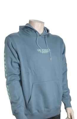 

Пуловер с капюшоном в клетку Quiksilver Omni — Провансаль — Новинка, Синий