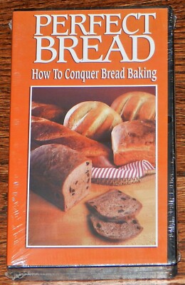 PERFECT BREAD: How To Conquer Bread Baking Sealed Unopened VHS