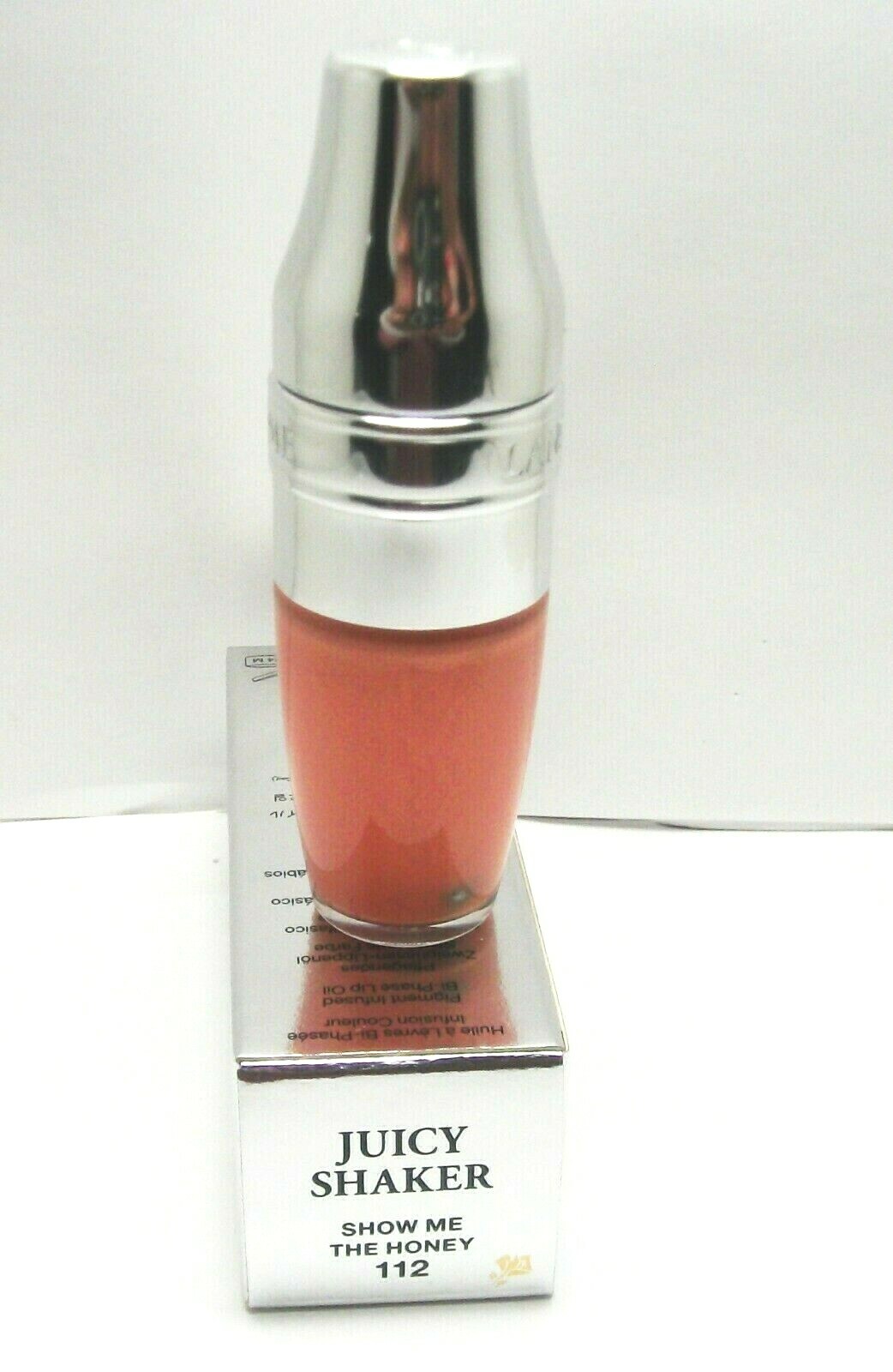 Lancome  JUICY SHAKER Pigment Infused LIP OIL # 112 SHOW ME THE HONEY